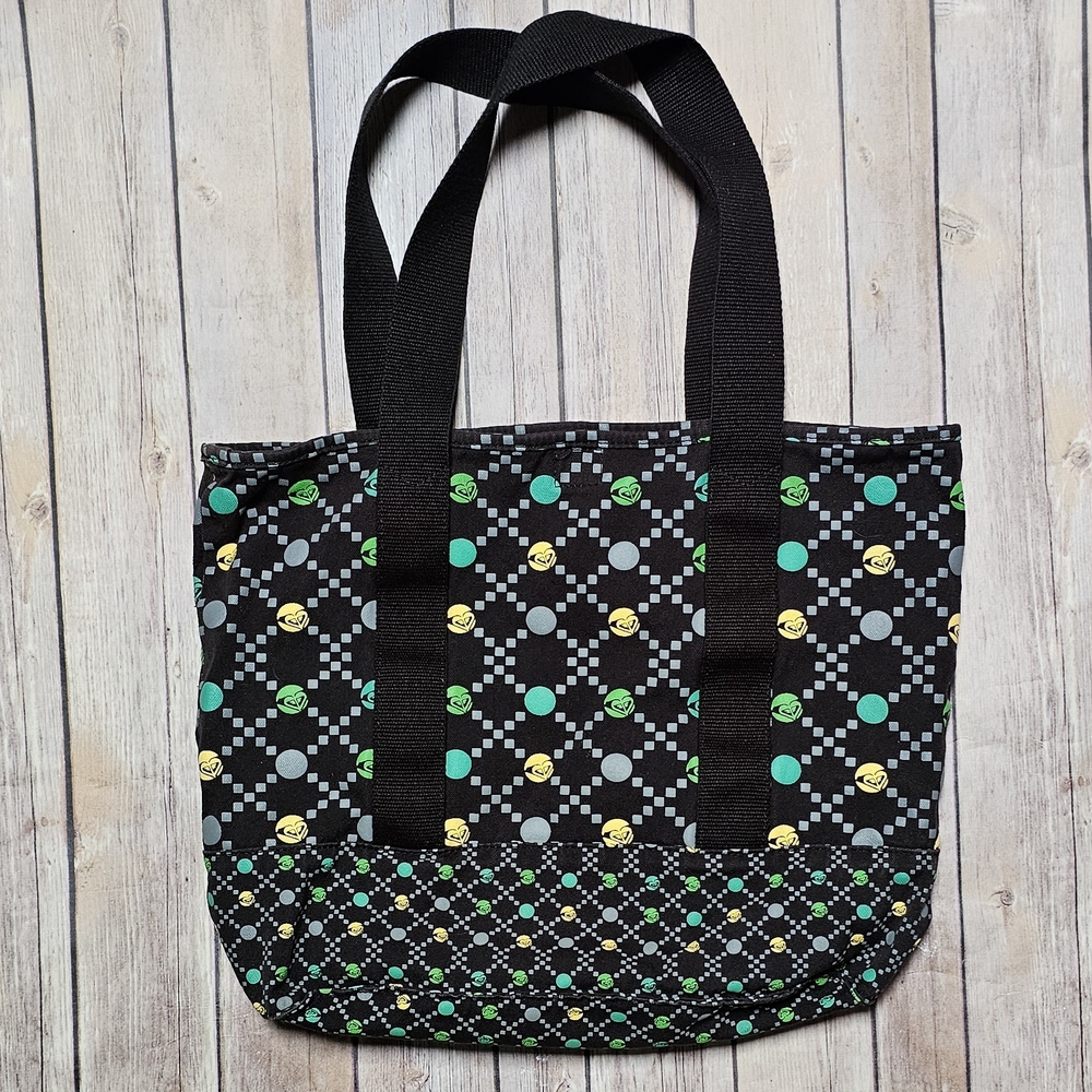 Roxy Black and Green Women's Tote Bag - Picture 2 of 8